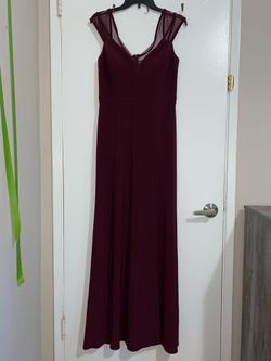 Burgundy Dress (Formal)