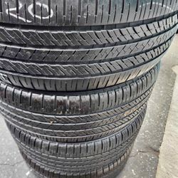 235/50r20 RFT Bridgestone Tires Con 80% De Vida Las 4