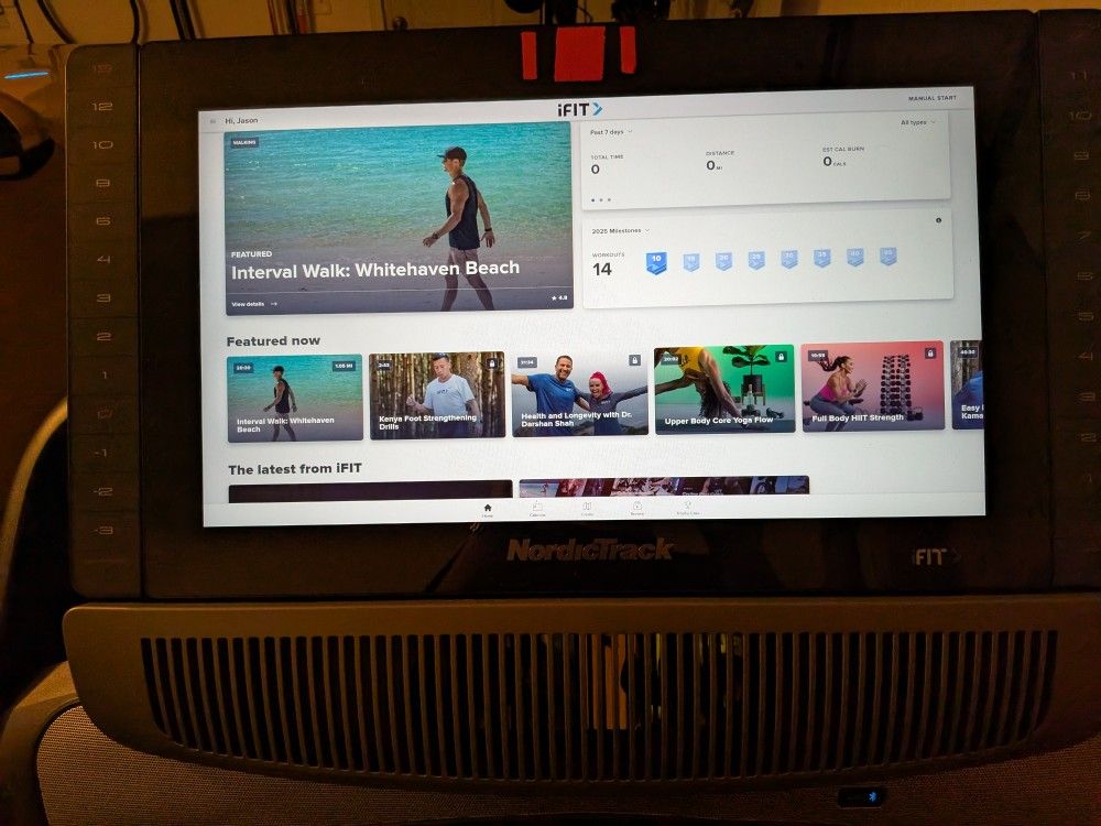 NordicTrack Folding Treadmill. Commercial 2950. Excellent Condition! Low Miles!