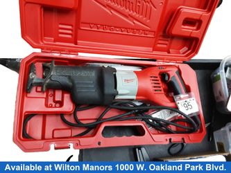 Milwaukee 6538-21 Red Corded Reciprocating Saw