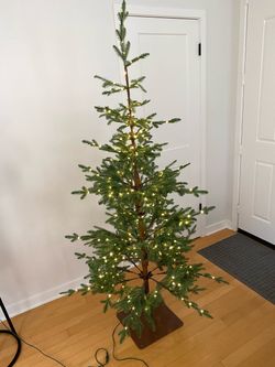 Balsam Hill 6.5 Foot Tall Alpine Balsam Fir Artificial Christmas Tree
