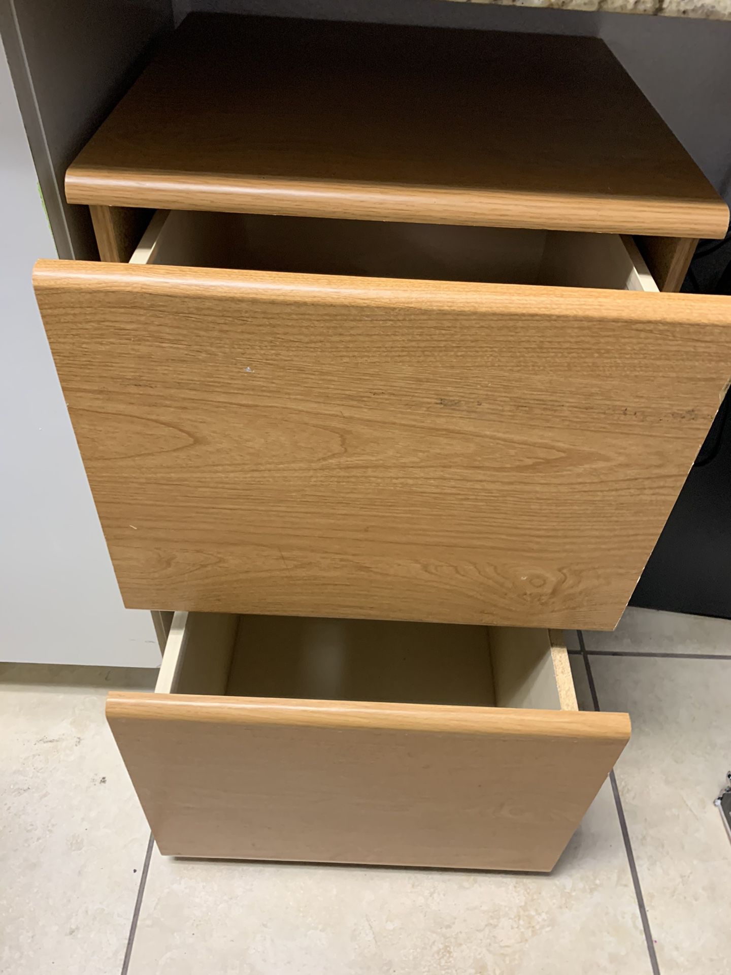 Small under desk or dorm file cabinet