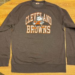 Cleveland Browns Sweatshirt Men’s Soft Crewneck NFL Football Dawg Pound