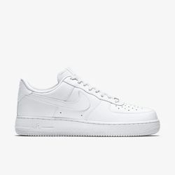 All White Nike Air Force One AF1 Men's And Women's