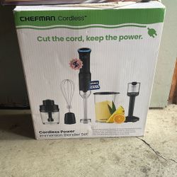New Cordless Power Immersion Blender Set