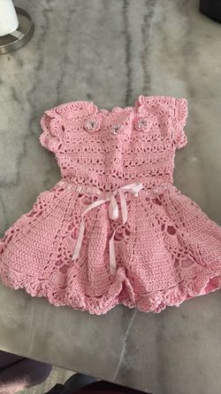 Handmade crochet dress