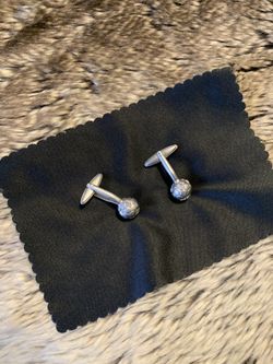 Cuff links soccer ball