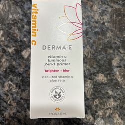 NEW DERMAE VITAMIN C LUMINOUS 2 IN 1 SKIN PRIMER $10!!