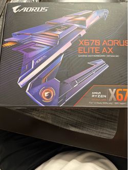Working Gigabyte Х670 AORUS ELITE AX motherboard