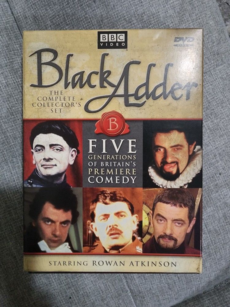 Black Adder - The Complete Collectors Set 2001 - 5 DVD Set - Rowan Atkinson BBC
