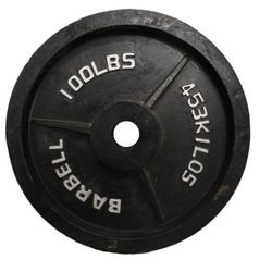 Used Body-Solid 100lb Olympic Plate Weight Freeweights