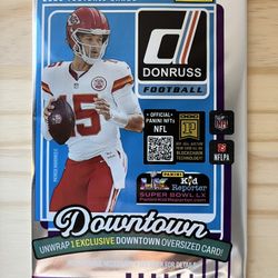 2025 Donruss Jumbo Downtown Card SEALED PACK
