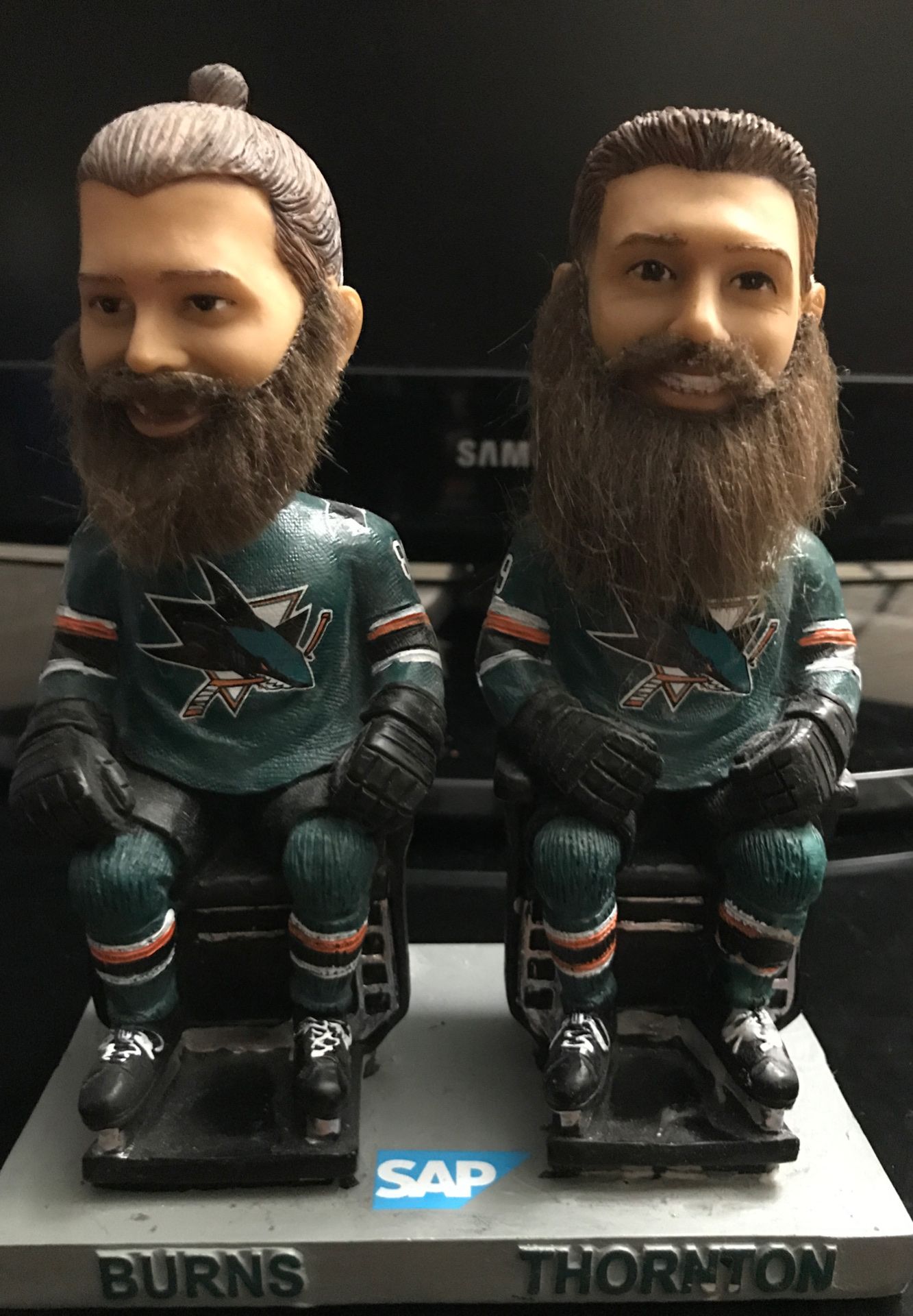 Brent Burns and Joe Thornton