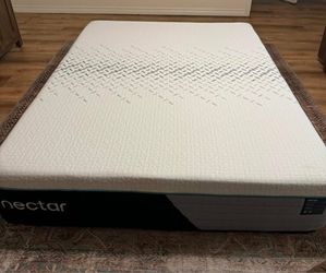 Queen Nectar Premier Hybrid Mattress - Like New