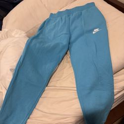 Turquoise Kids Nike Joggers Like New Sz Large