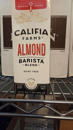 NEW CASE ALMOND MILK