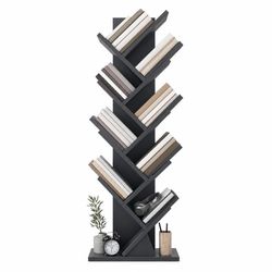 Tree-Shaped Bookshelf Dark Gray