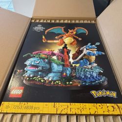 Lego Pokemon 72153 Venusaur, Charizard and Blastoise - New and Sealed