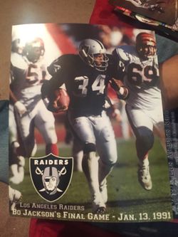 Bo Jackson final game picture