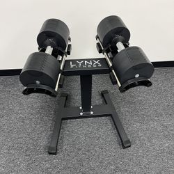 ( BRAND NEW IN BOX ) Pair Of 80lb Adjustable Dumbbells - Click On My Profile For More Gym Equipment 