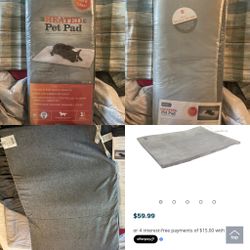 Pet Bed With Heating Pad