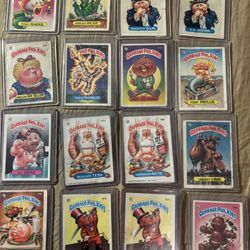Vintage garbage pail kids card lot