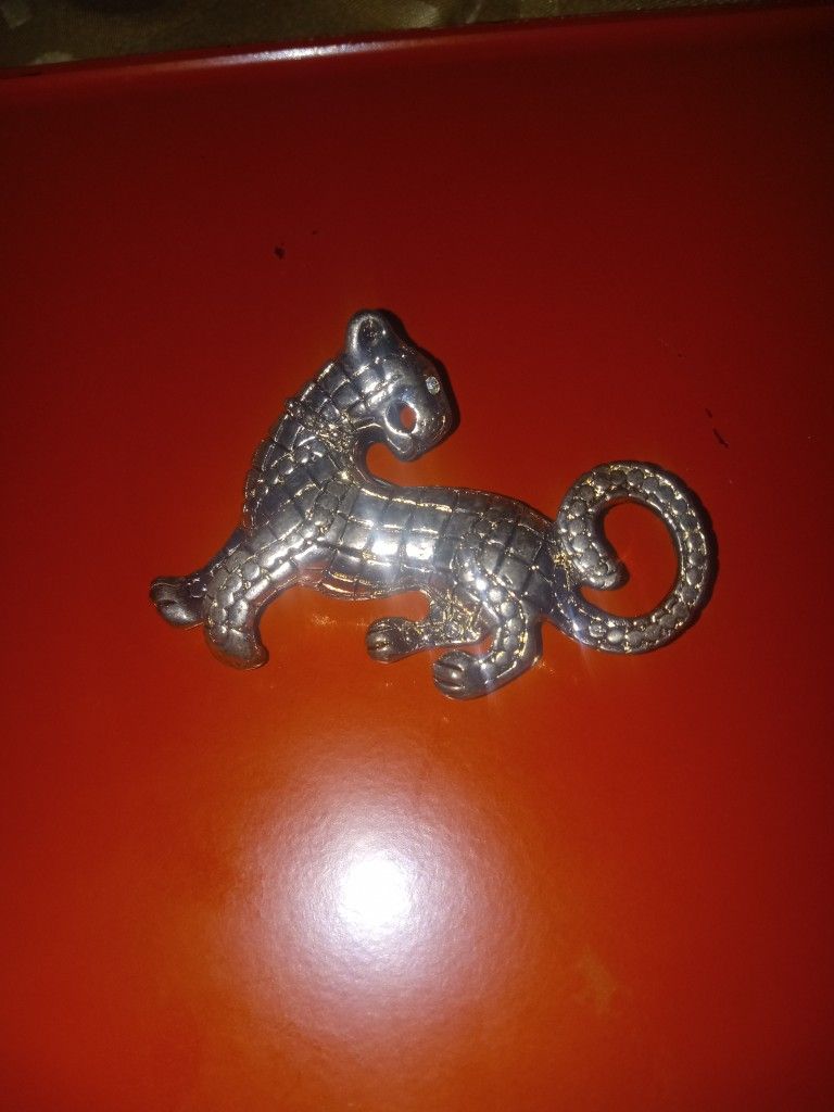 Jag Brooch- W/ 2 Vintage Bracelets