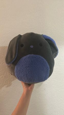 Blue and grey squishmellow stuffed animal