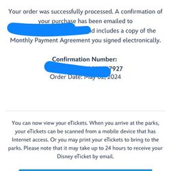 Disney land Tickets