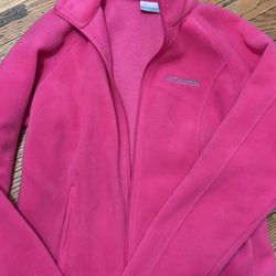 Women’s Medium Columbia Pink Full Zip Jacket