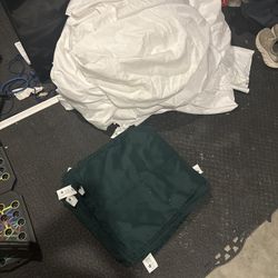 Green Cloth Napkins 30 USED 