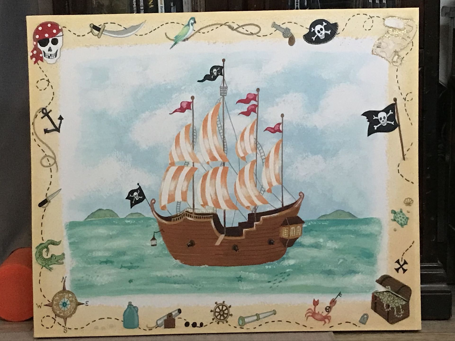 Pirate Kids Painting