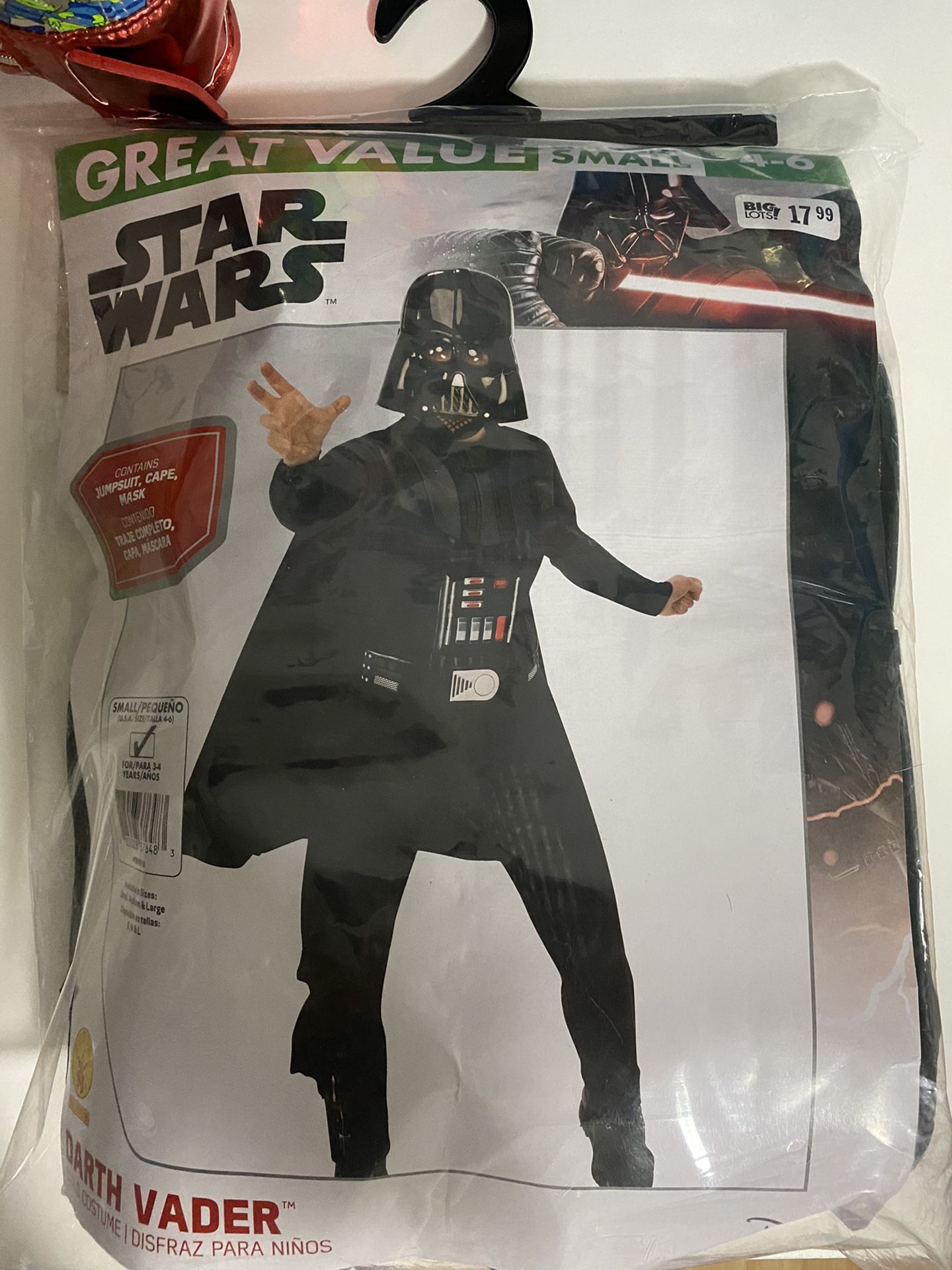 Darth Vader Star Wars Child costume