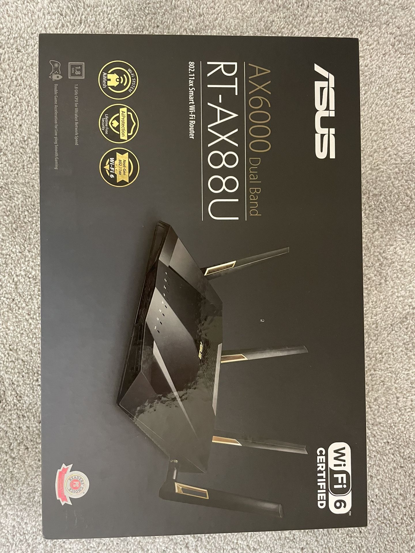 ASUS AX6000 Dual Band Smart WiFi router