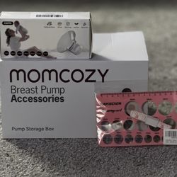 Breast pump storage box/Nipple measurements/Flange inserts.