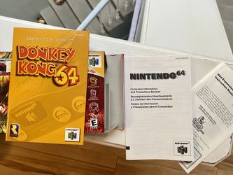 Donkey kong 64 nintendo 64 with box
