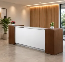 Reception Desks In Stock – Several Configurations