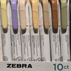 New Zebra Mildliner Creative Markers