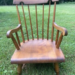 Children’s Wooden Rocking Chair