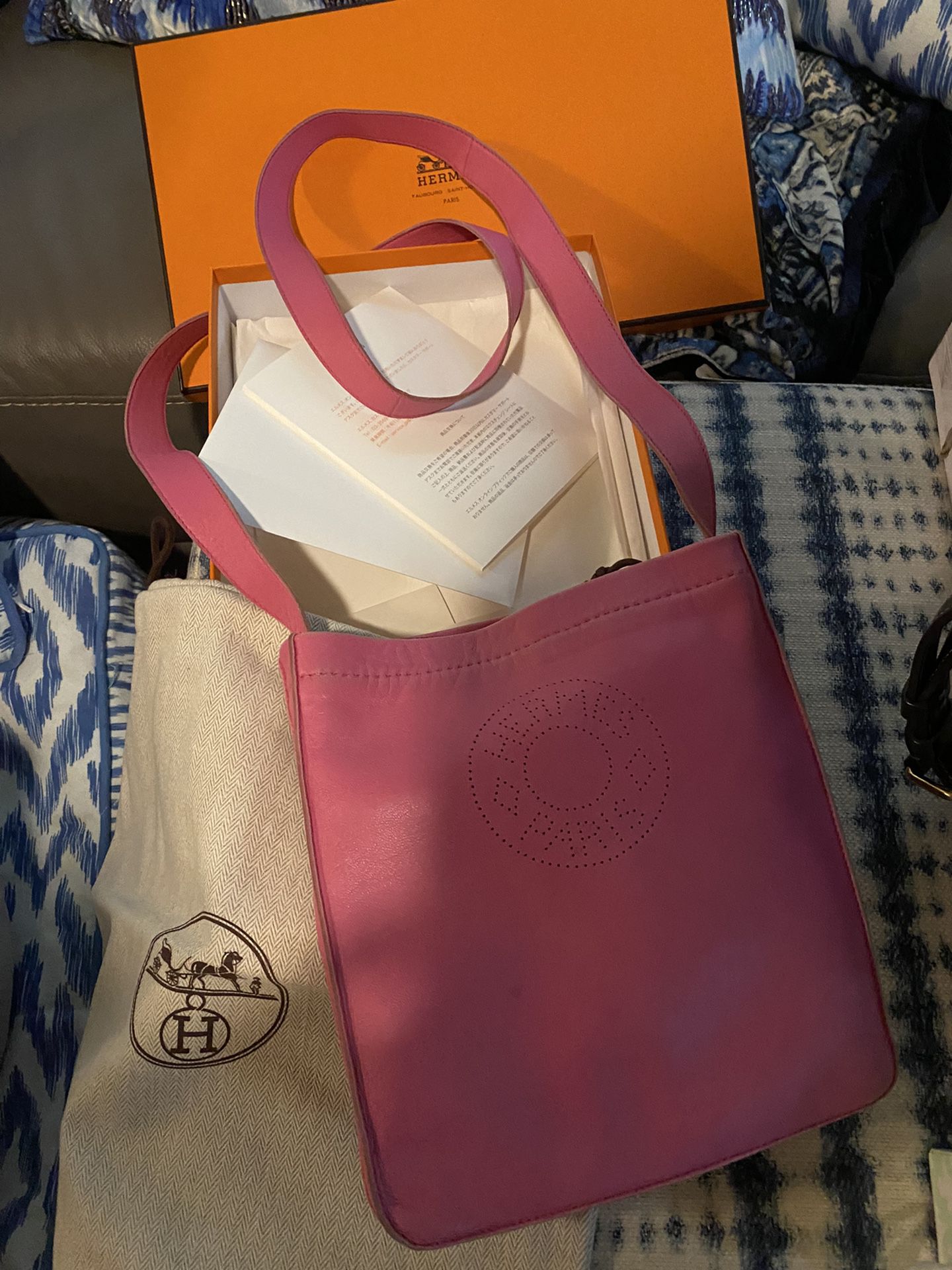 Hermès Crossbody Messenger Bag In Box 
