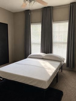 Alwyn Home Trifold Memory Foam Mattress + 14" Metal SmartBase Frame Combo ($525+ Original)