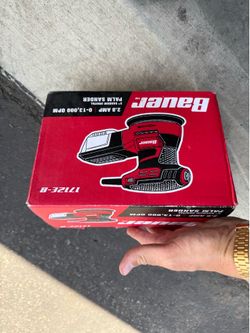 Bauer 2.8 Amp 5” Random Orbital Palm Sander w/ Original Box
