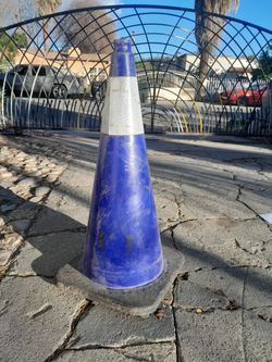 Blue Traffic Cone