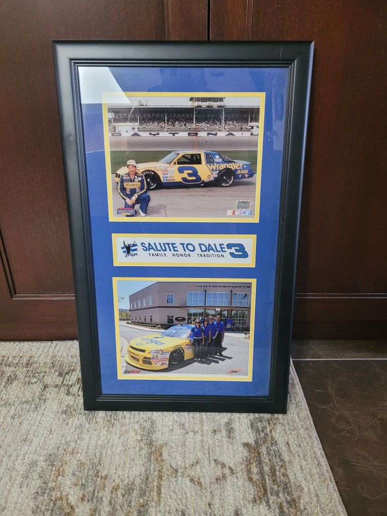Dale Earnhardt # 3 Nascar Black Framed