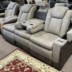 The Best Price ⭕ $10 Down Payment Finance ⭕Next Gen Slate Durapella Power Reclining Sofa 