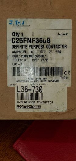 3 Pol contactor, 208V coil