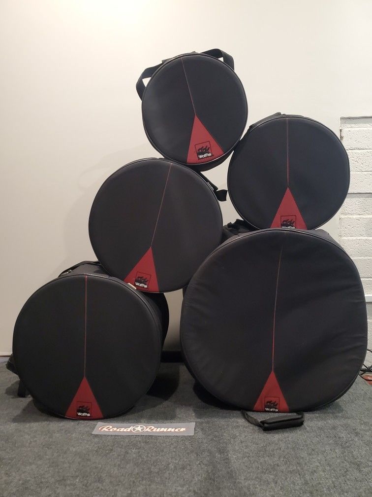 Wolfpak Drum Cases Set Of 5