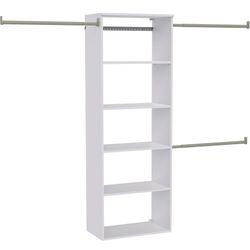 ClosetMaid SuiteSymphony Hanging Tower Organizer with (3) Closet Rods