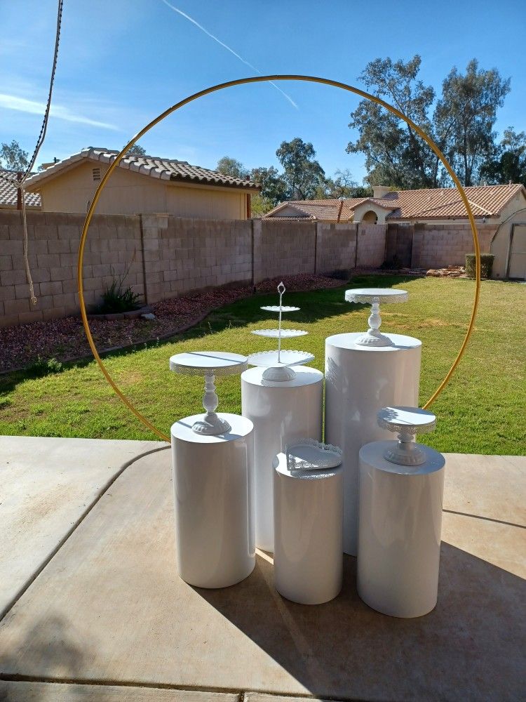 Arch, Backdrop Set, Aro Con Mesas for Sale in Phoenix, AZ OfferUp