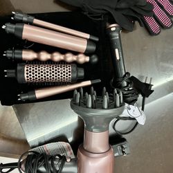 Wavy Talk 5 In 1 Curling Wand And Diffuser  